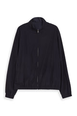 Navy Marfil Windbreaker – Double-Sided Kiton Fabric