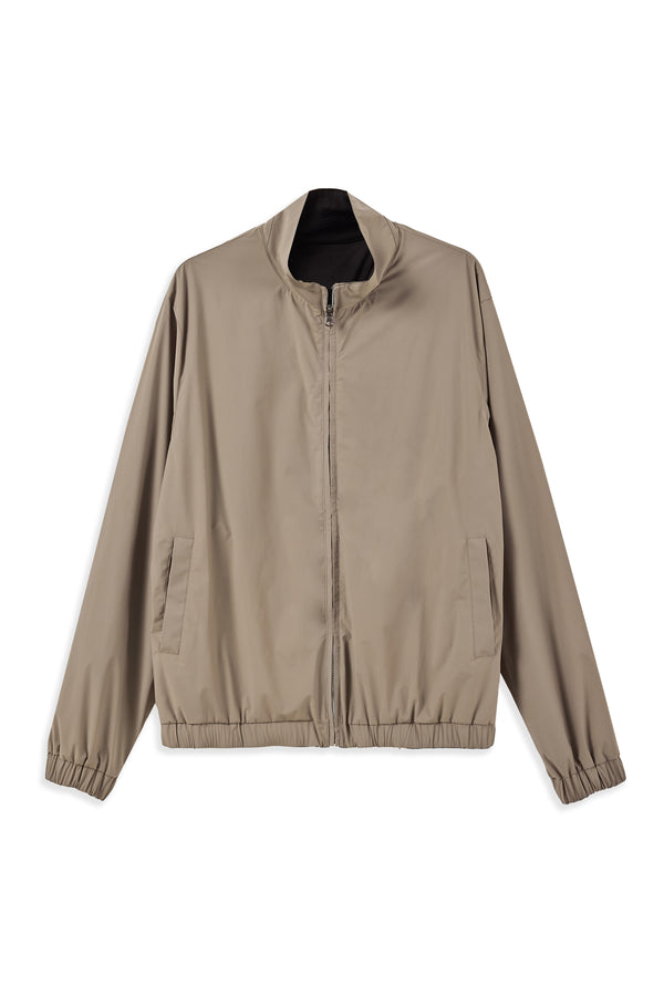 Sand Marfil Windbreaker – Double-Sided Kiton Fabric