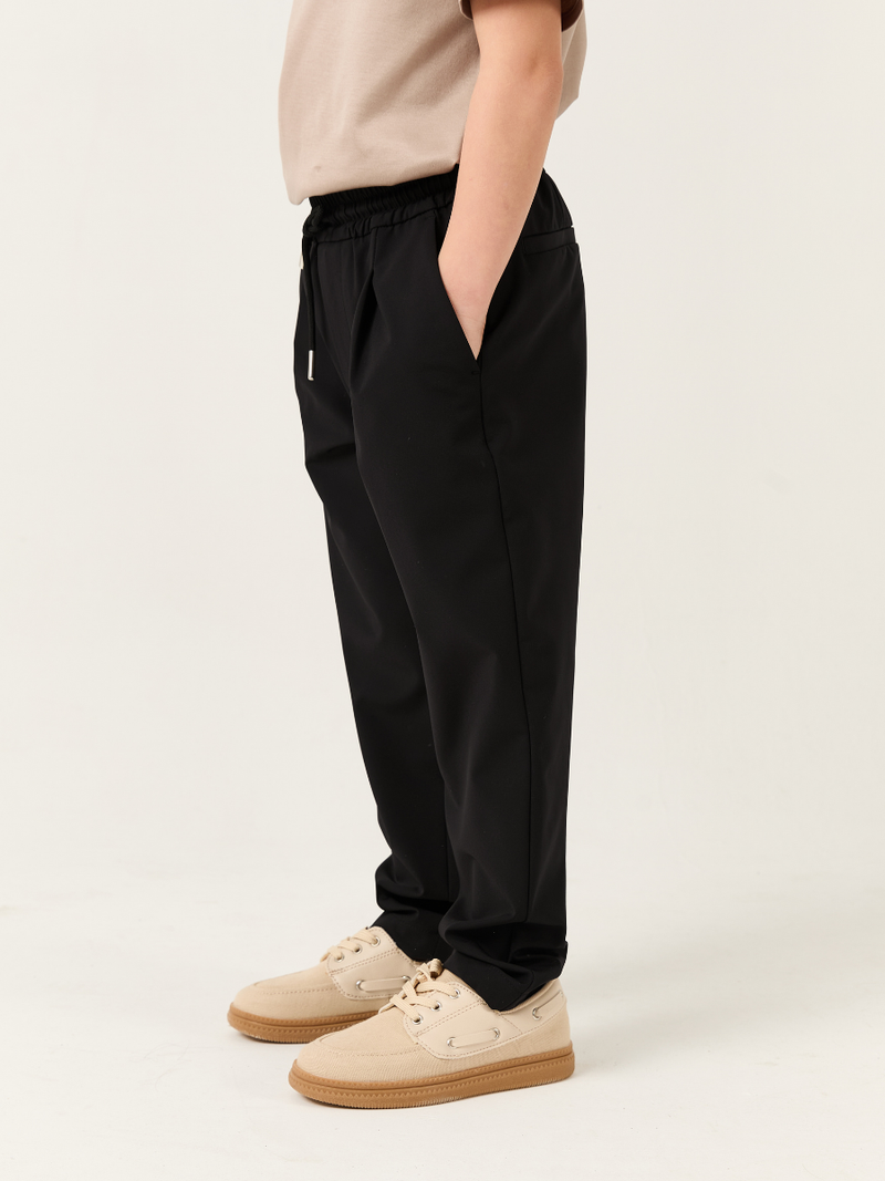 Kids Casual Tech Pants Black