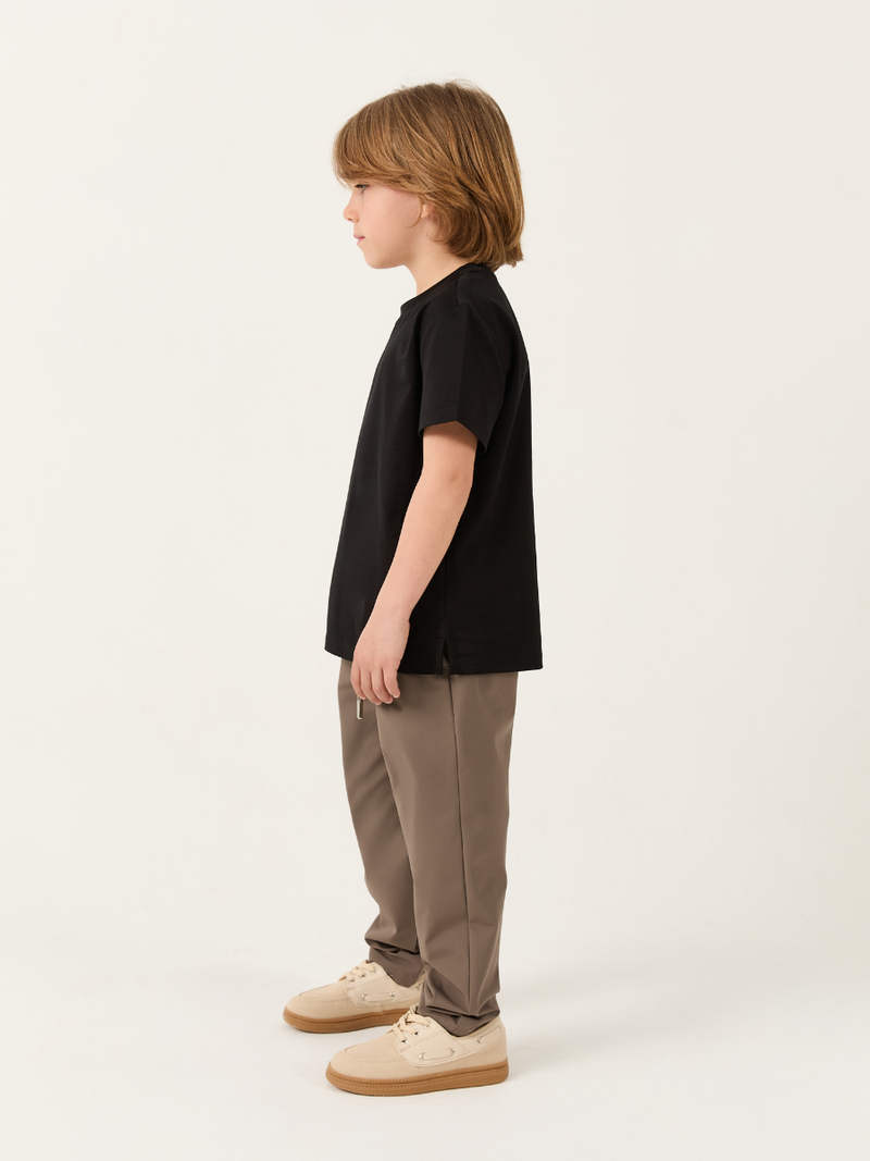 Cavalletta Kids T-shirt – Mercerized Supima Black