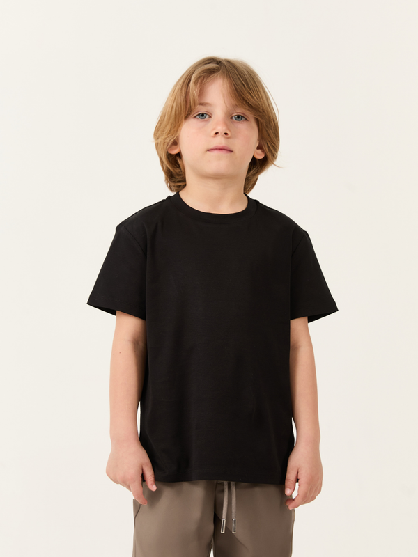 Cavalletta Kids T-shirt – Mercerized Supima Black
