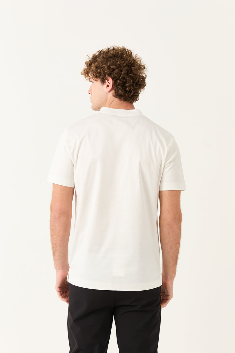 White Mercerized Supima T-shirt