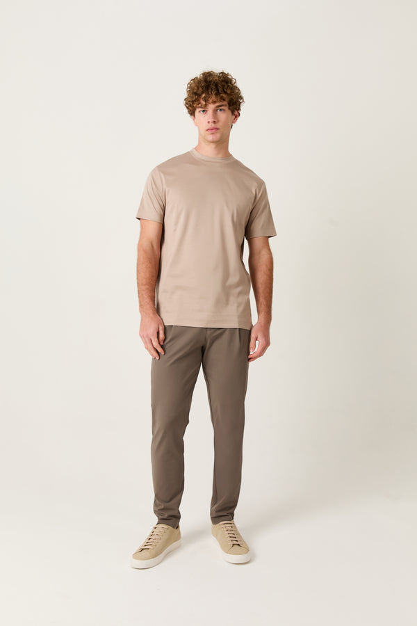 Sand Mercerized Supima T-shirt