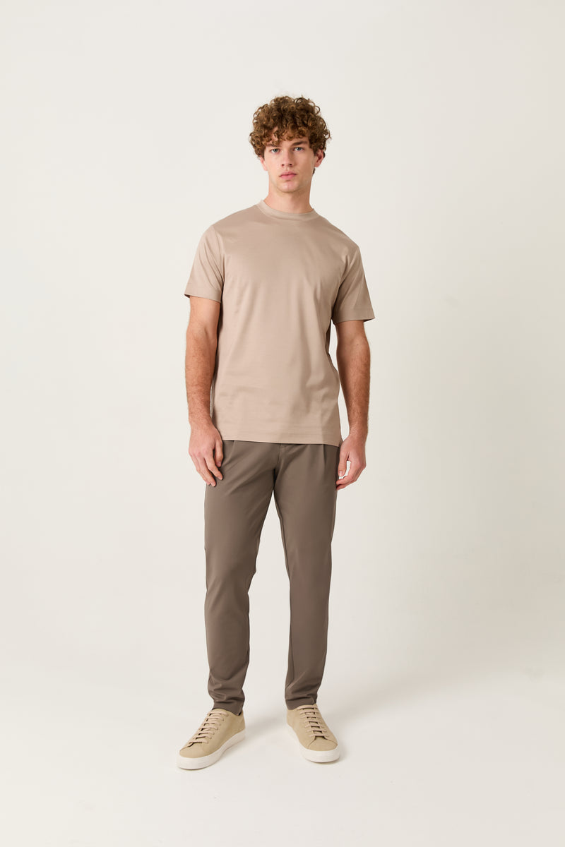 Sand Mercerized Supima T-shirt