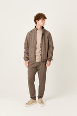 Sand Marfil Windbreaker – Double-Sided Kiton Fabric