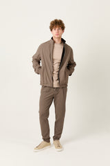Sand Marfil Windbreaker – Double-Sided Kiton Fabric