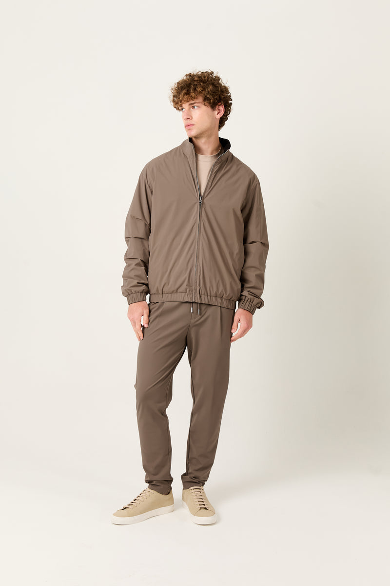 Sand Marfil Windbreaker – Double-Sided Kiton Fabric