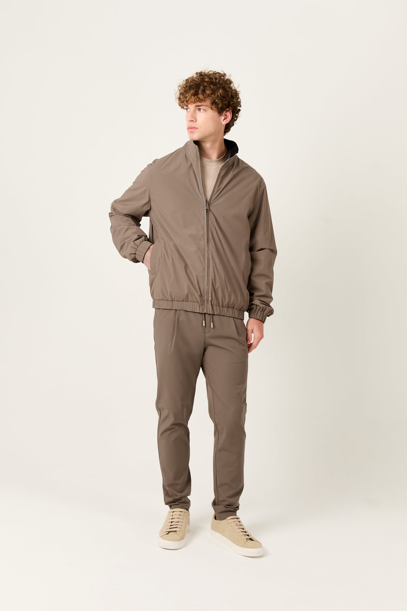 Sand Marfil Windbreaker – Double-Sided Kiton Fabric