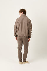Sand Marfil Windbreaker – Double-Sided Kiton Fabric