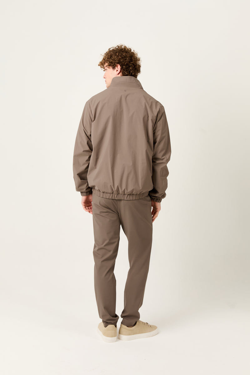 Sand Marfil Windbreaker – Double-Sided Kiton Fabric
