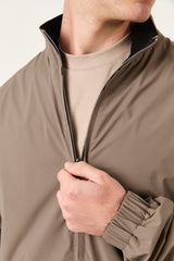 Sand Marfil Windbreaker – Double-Sided Kiton Fabric