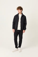 Navy Marfil Windbreaker – Double-Sided Kiton Fabric