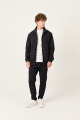 Navy Marfil Windbreaker – Double-Sided Kiton Fabric