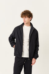 Navy Marfil Windbreaker – Double-Sided Kiton Fabric