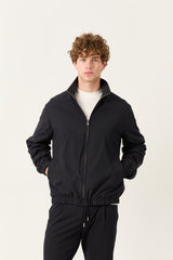 Navy Marfil Windbreaker – Double-Sided Kiton Fabric