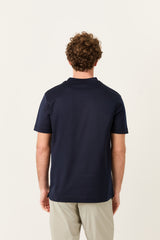 Navy Mercerized Supima T-shirt