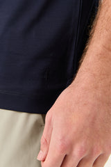 Navy Mercerized Supima T-shirt