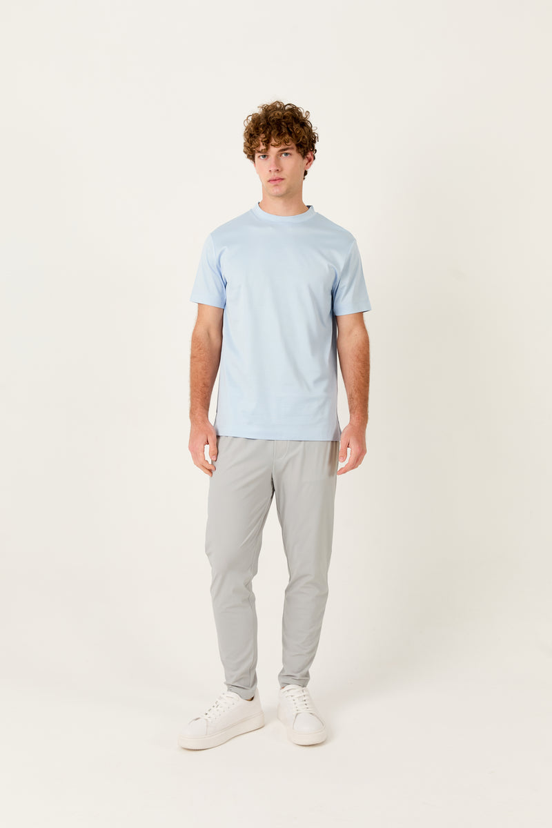 Baby Blue Mercerized Supima T-shirt