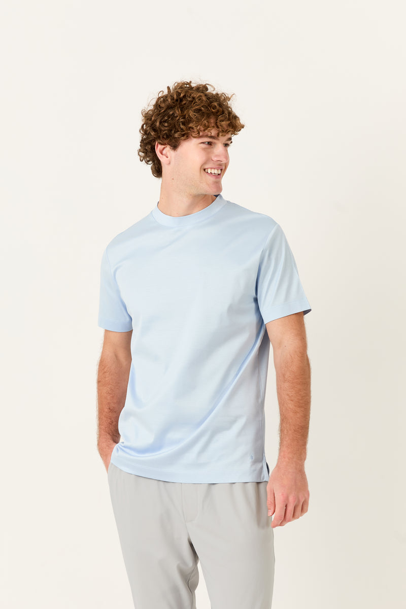 Baby Blue Mercerized Supima T-shirt