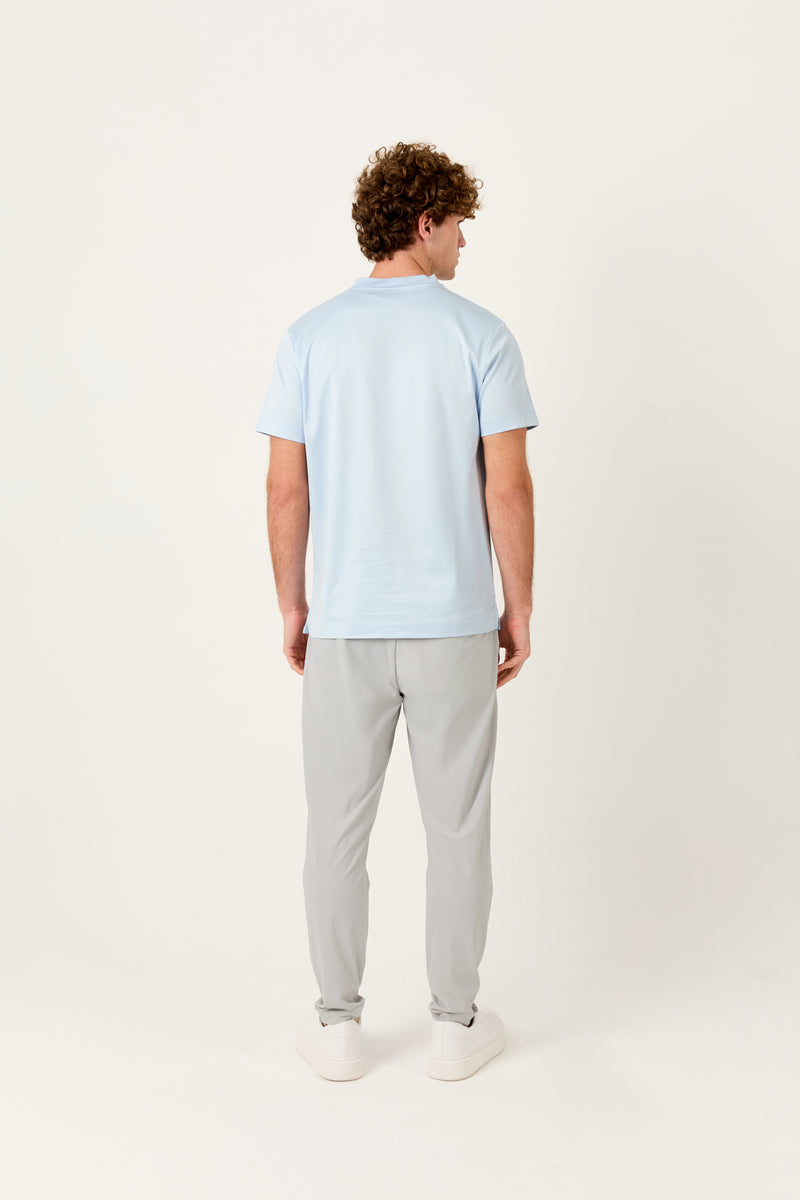 Baby Blue Mercerized Supima T-shirt