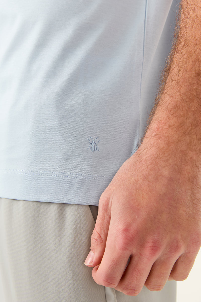 Baby Blue Mercerized Supima T-shirt