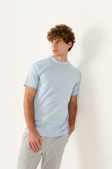 Baby Blue Mercerized Supima T-shirt