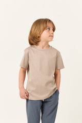 Cavalletta Kids T-shirt – Mercerized Supima Sand