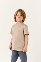 Cavalletta Kids T-shirt – Mercerized Supima Sand