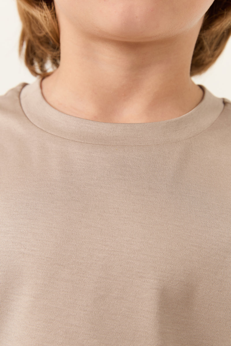 Cavalletta Kids T-shirt – Mercerized Supima Sand