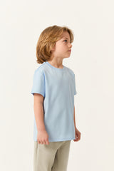 Cavalletta Kids T-shirt – Mercerized Supima Baby Blue