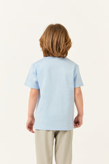 Cavalletta Kids T-shirt – Mercerized Supima Baby Blue