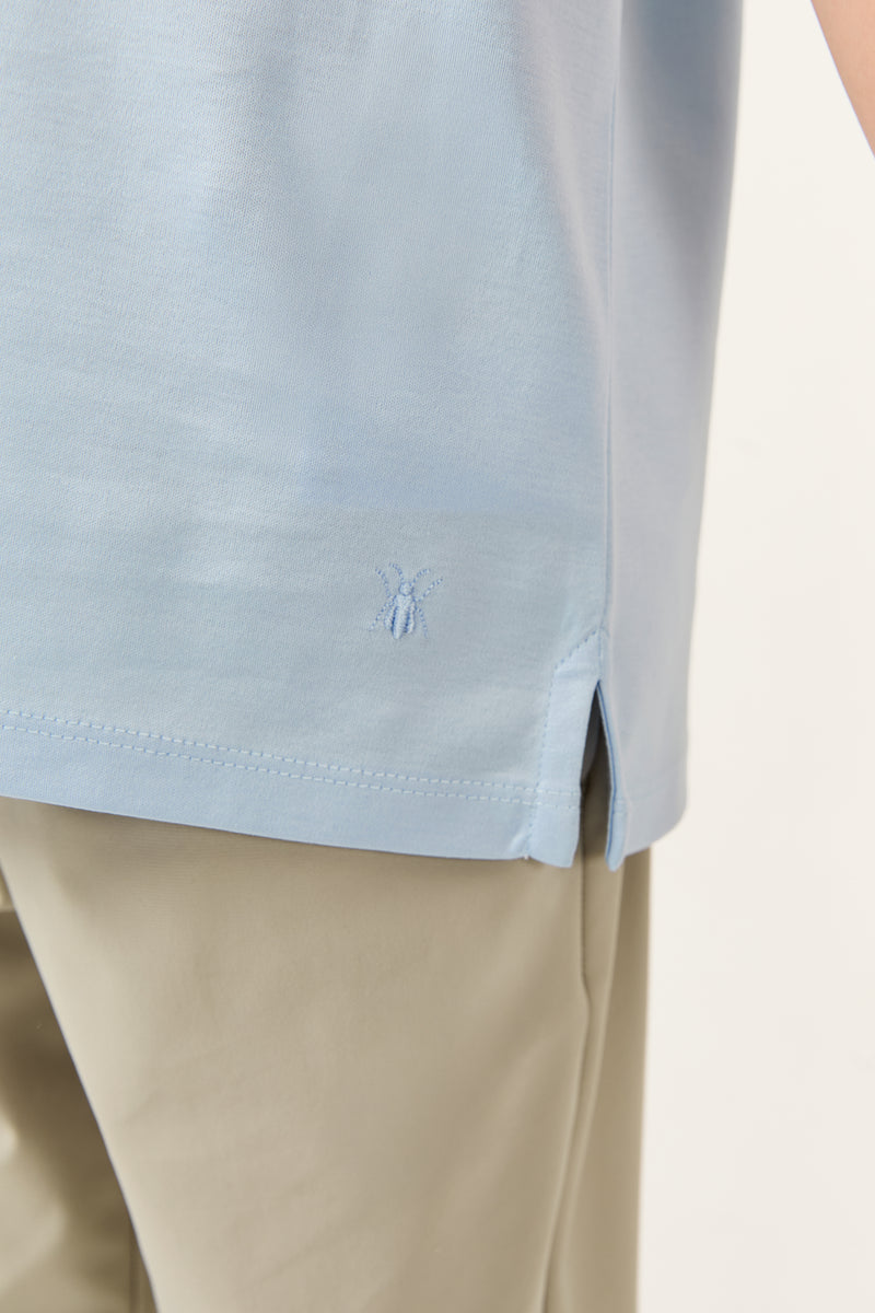 Cavalletta Kids T-shirt – Mercerized Supima Baby Blue