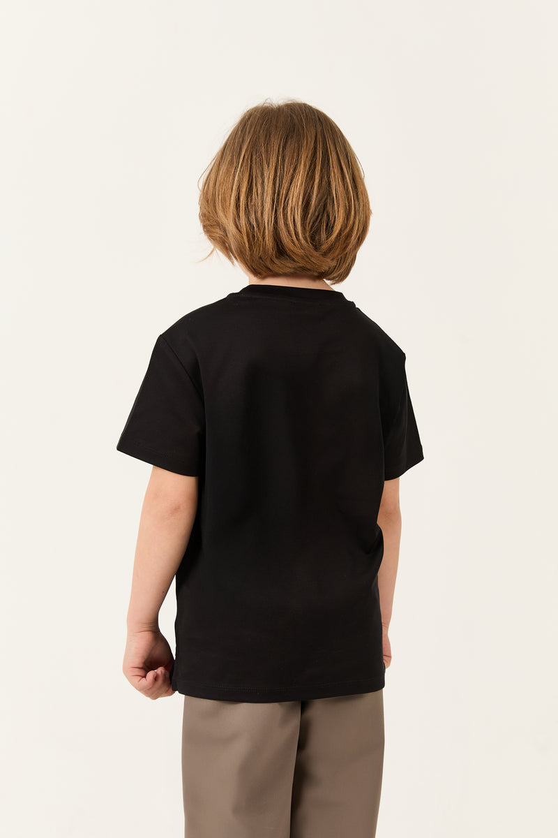 Cavalletta Kids T-shirt – Mercerized Supima Black