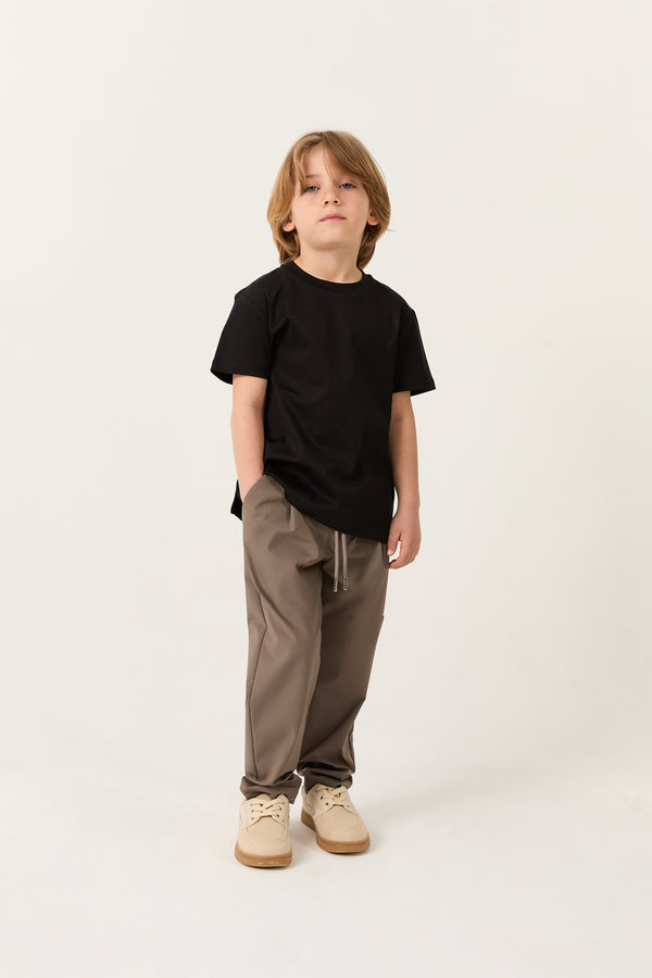 Cavalletta Kids T-shirt – Mercerized Supima Black