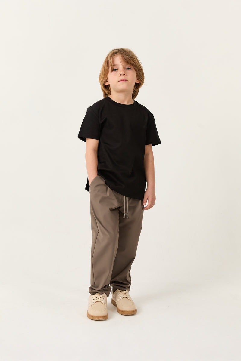 Cavalletta Kids T-shirt – Mercerized Supima Black