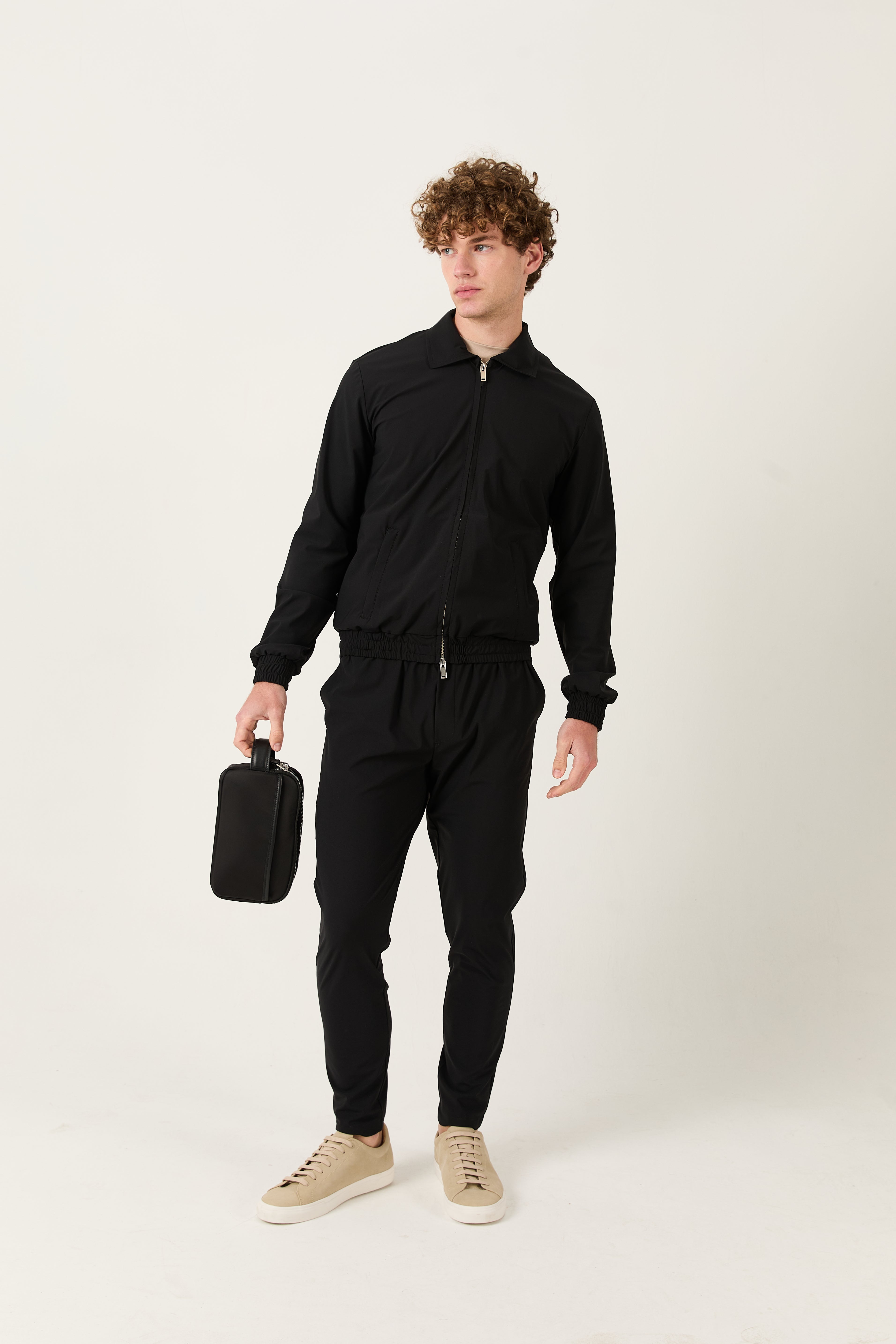 Cavalletta Black Tech Tracksuit – Marfil Edition