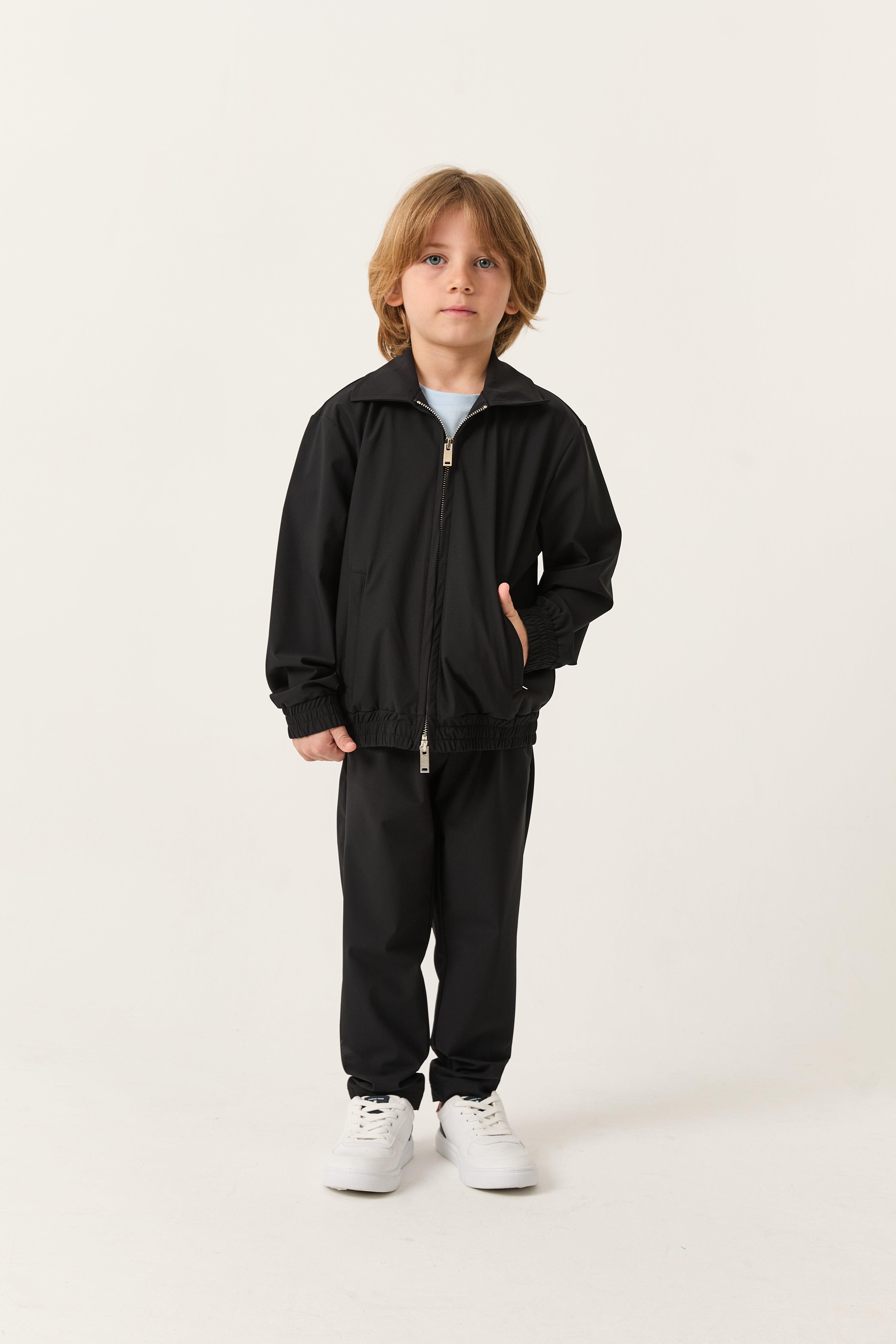 Cavalletta Kids Tech Tracksuit Black